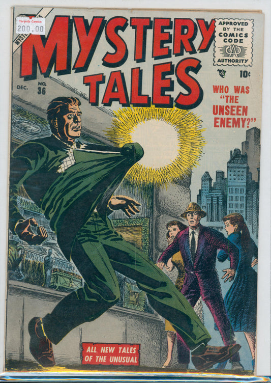 Mystery Tales #36 4.5 VG+ Raw Comic (H20 Exposure)