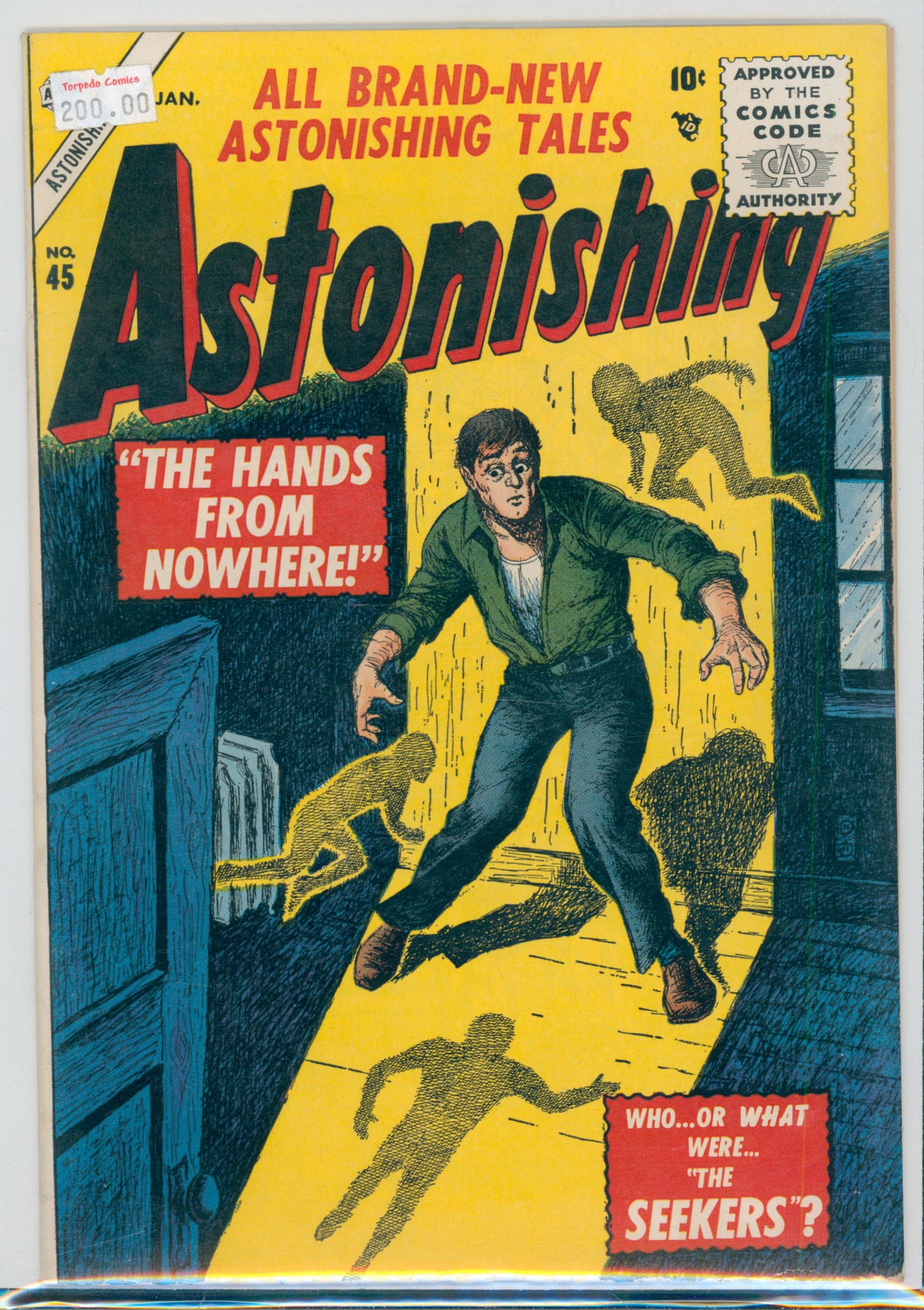 Astonishing #45 4.5 VG+ Raw Comic (Eyes on Cover Drawn In)