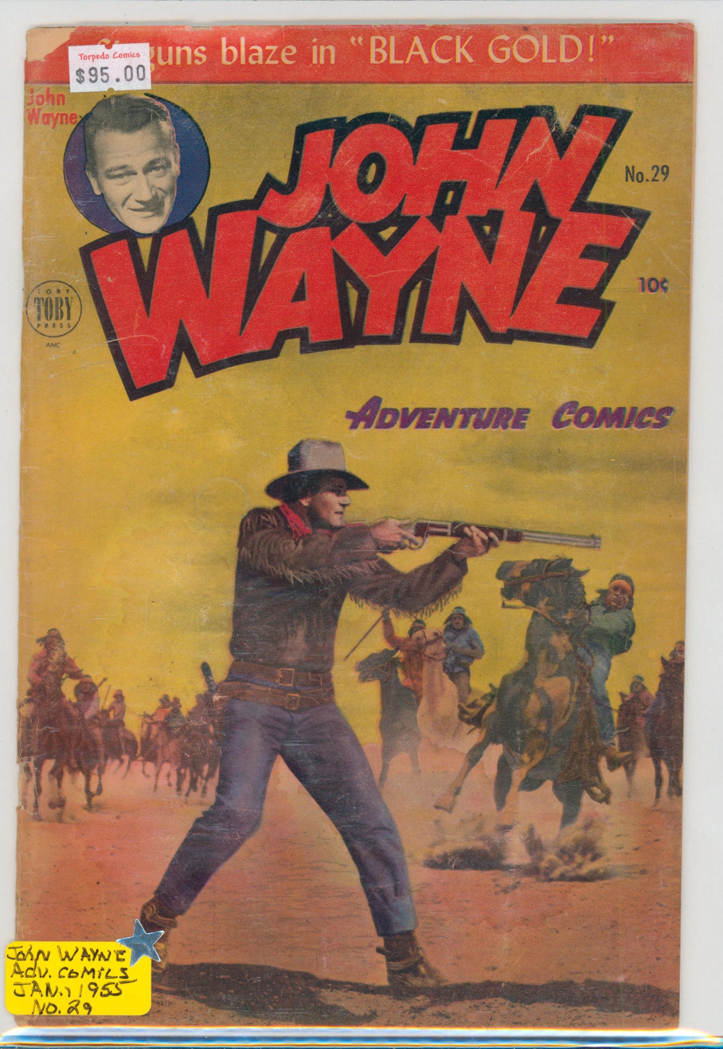 John Wayne #29 1.8 GD- Raw Comic (1955)