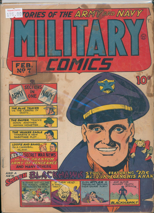 Military Comics #7 3.5 VG- Raw Comic (1942)