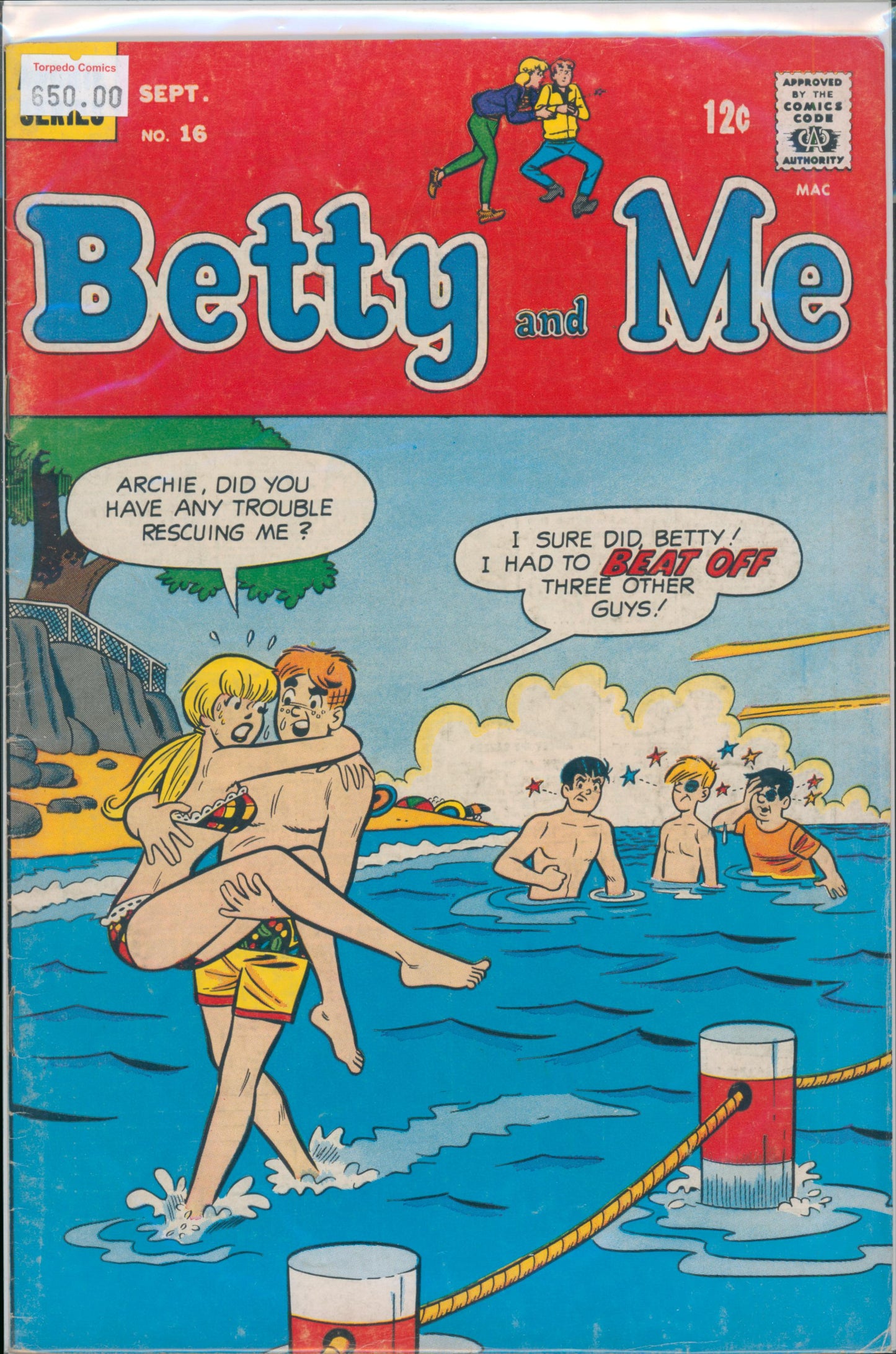 Betty and Me #16 5.5 FN- Raw Comics