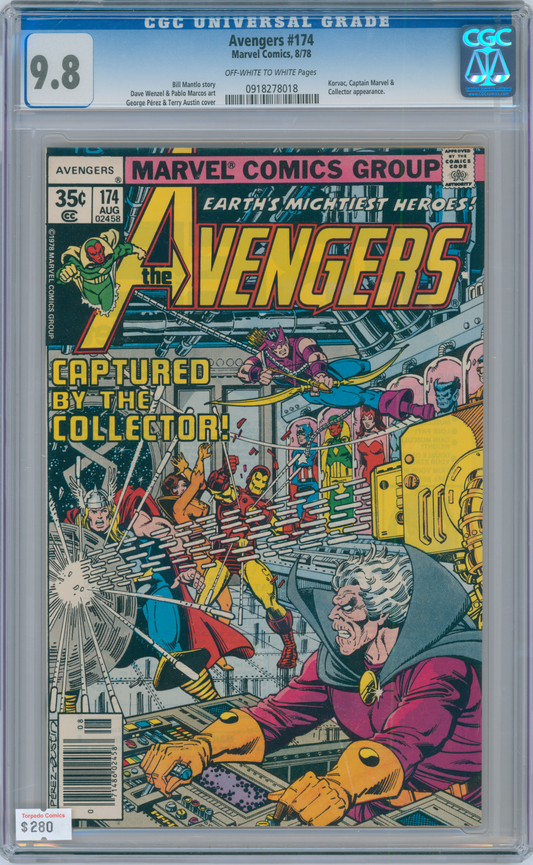 Avengers #174 (1978) CGC 9.8