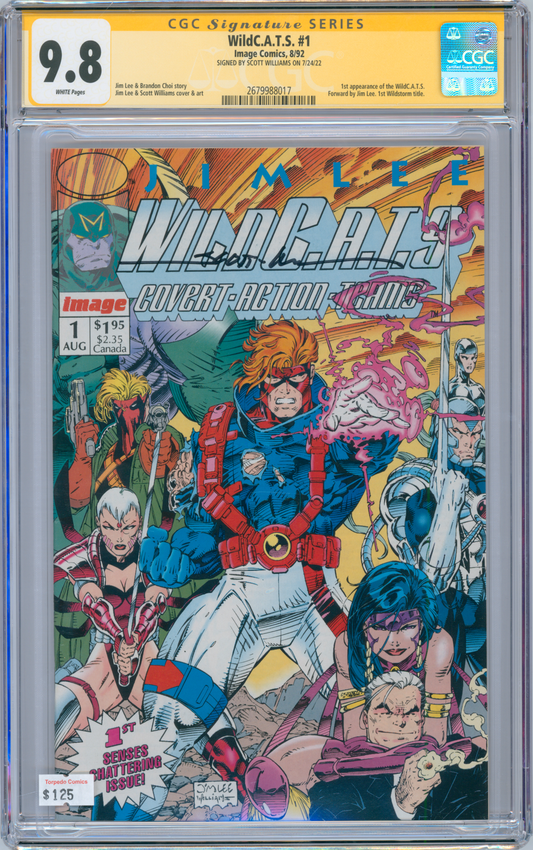 WildCATS #1 (1992) CGC 9.8 Signed by Scott Williams