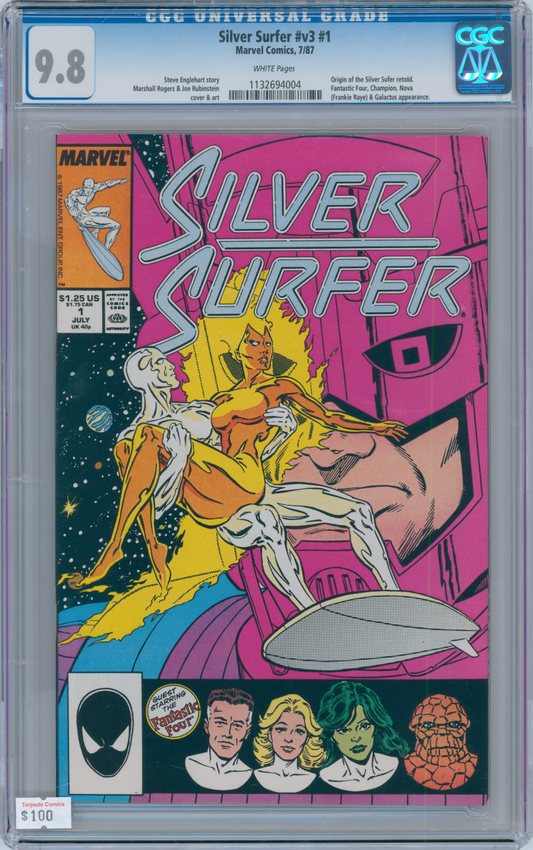 Silver Surfer #v3 #1 (1987) CGC 9.8