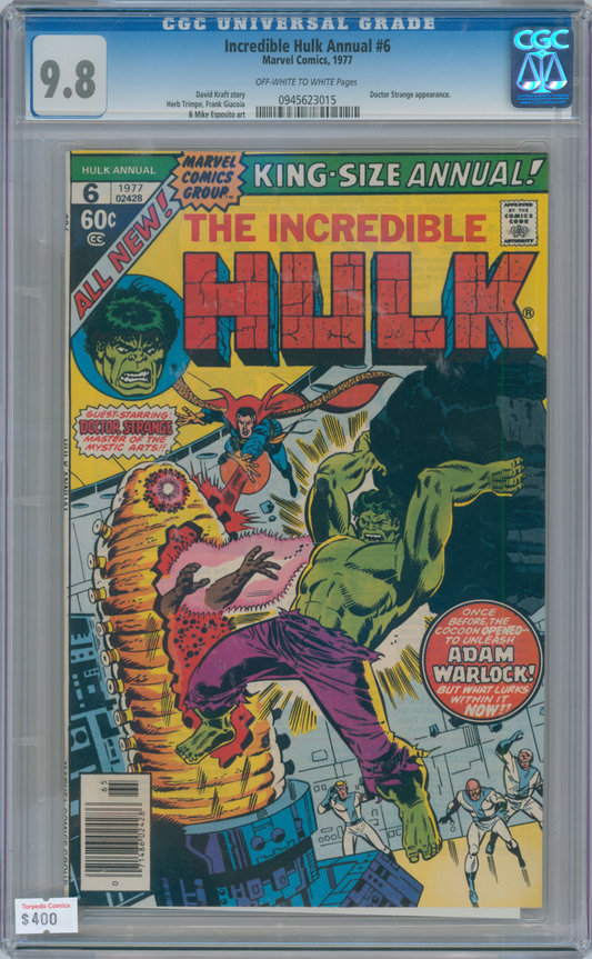 Incredible Hulk Annual #6 (1977) CGC 9.8