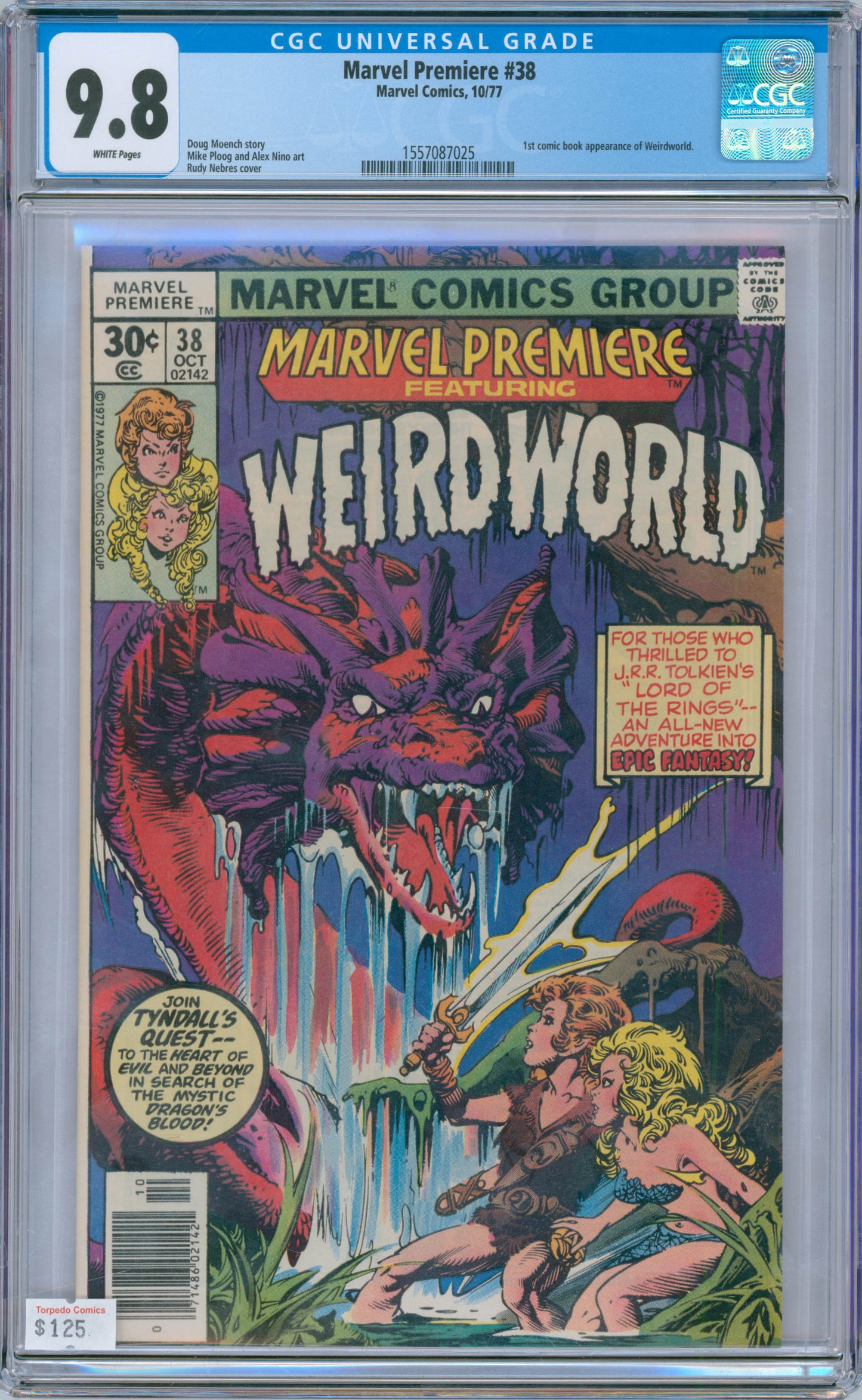 Marvel Premiere #38 (1977) CGC 9.8