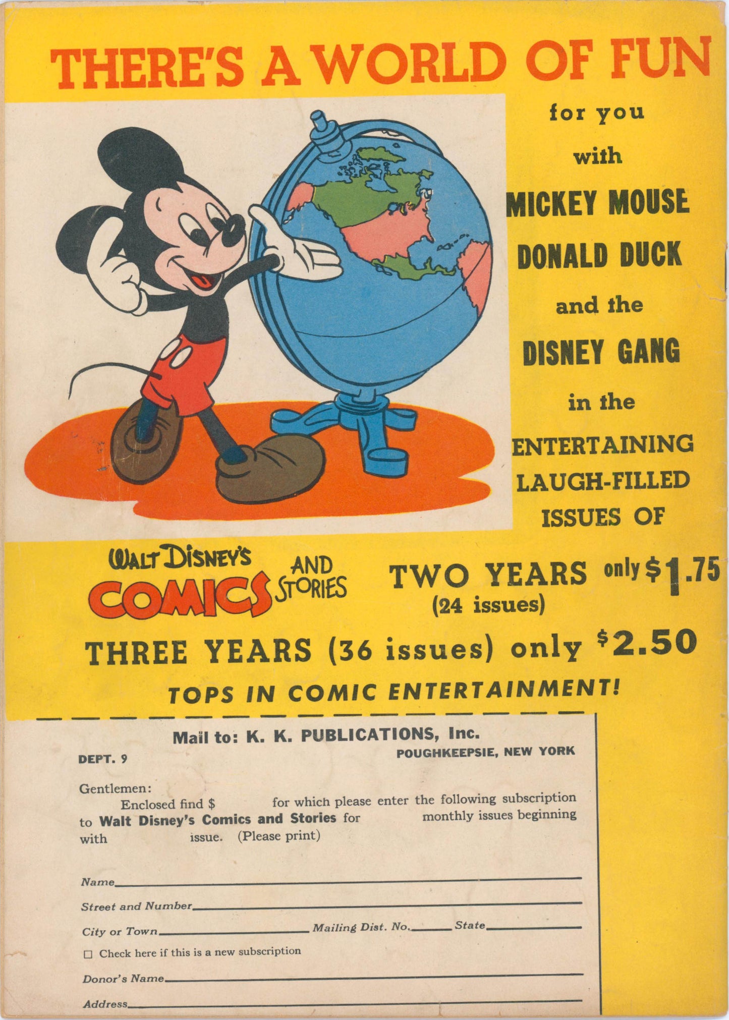 Walt Disney's Comics & Stories #60 (1945) Raw 4.0 GD