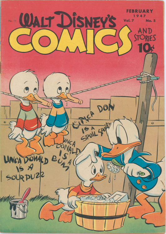 Walt Disney's Comics & Stories #77 (1947) Raw 4.5 VG