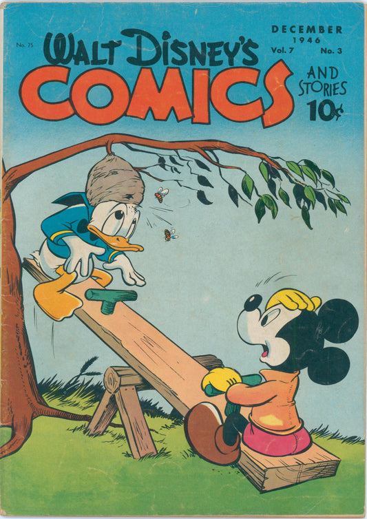 Walt Disney's Comics & Stories #75 (1946) Raw 3.5 VG