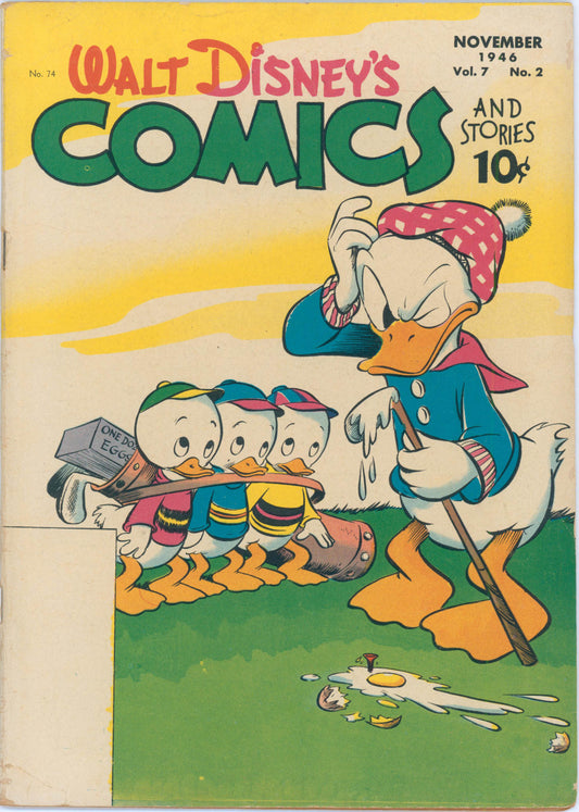 Walt Disney's Comics & Stories #74 (1946) Raw 3.5 VG