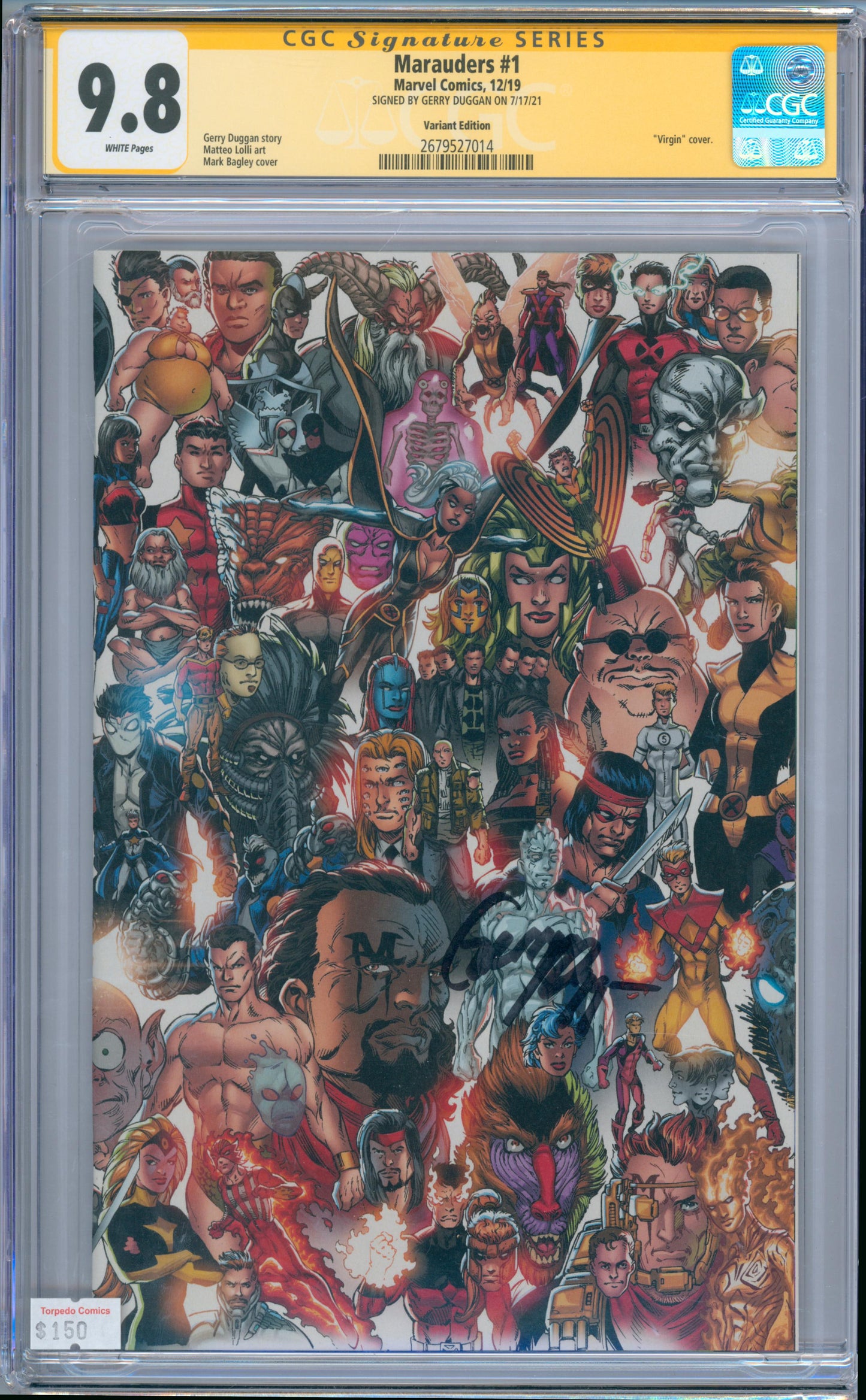 Marauders #1 (2019) CGC 9.8 Sig. Gerry Duggan