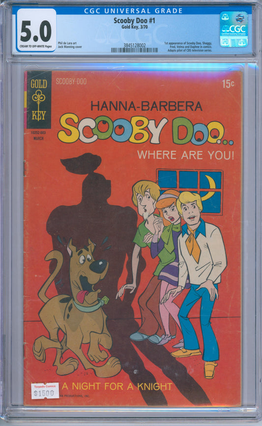 Scooby Doo #1 (1970) CGC 5.0