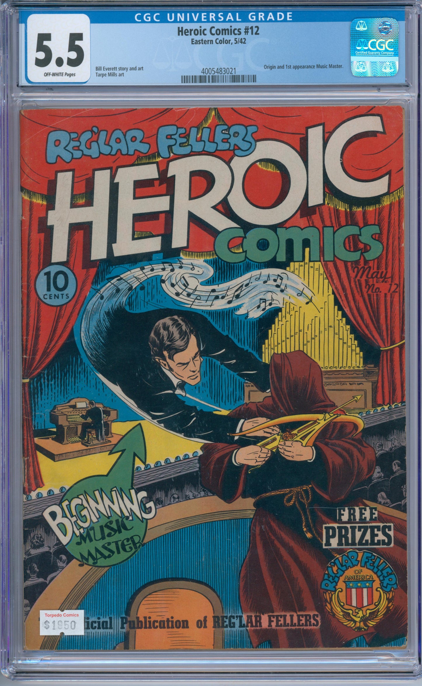 Heroic Comics #12 (1942) CGC 5.5