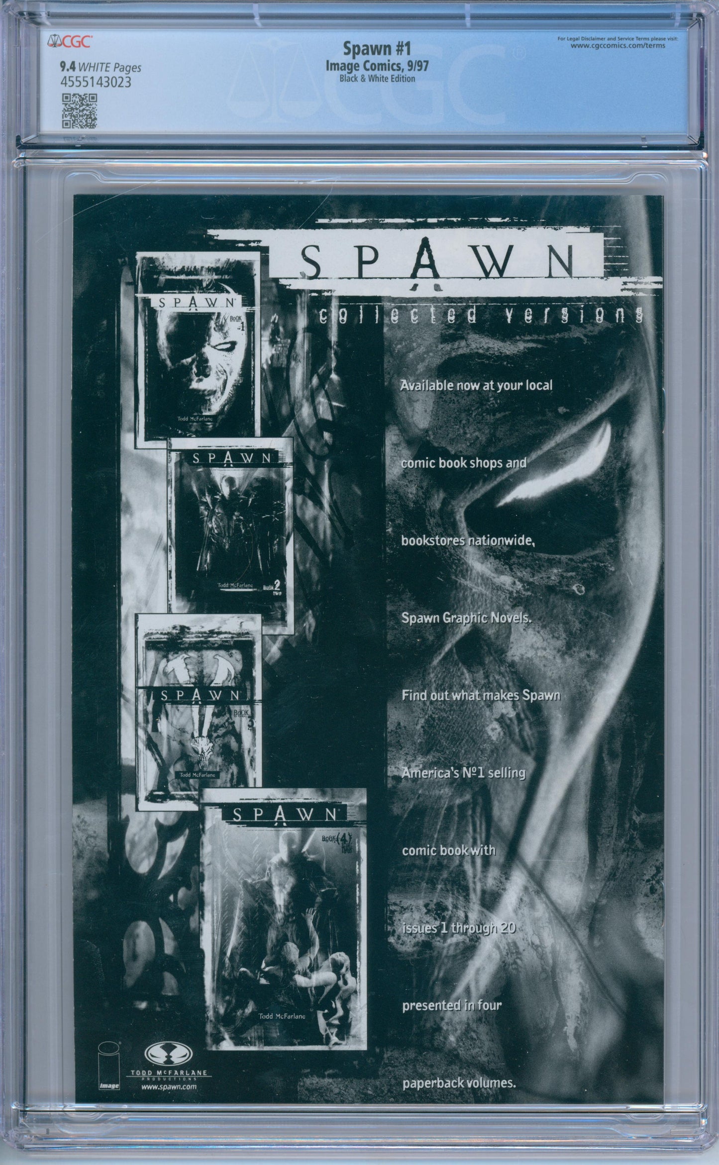 Spawn #1 (1997) CGC 9.4