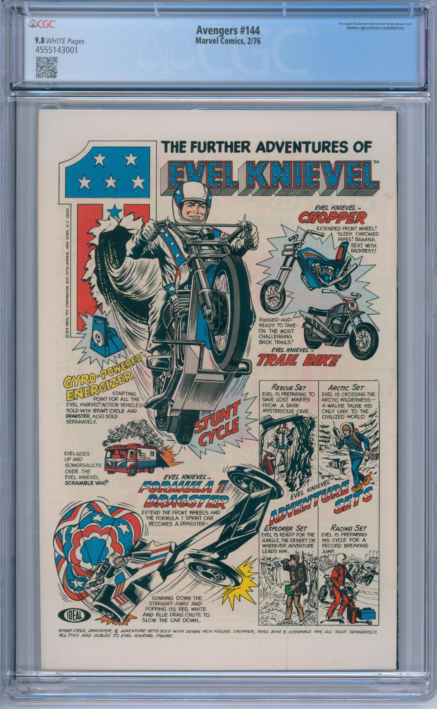 Avengers #144 (1976) CGC 9.8
