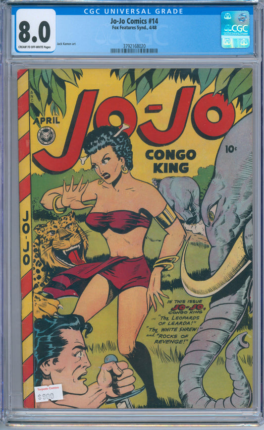 Jo-Jo Comics #14 (1948) CGC 8.0