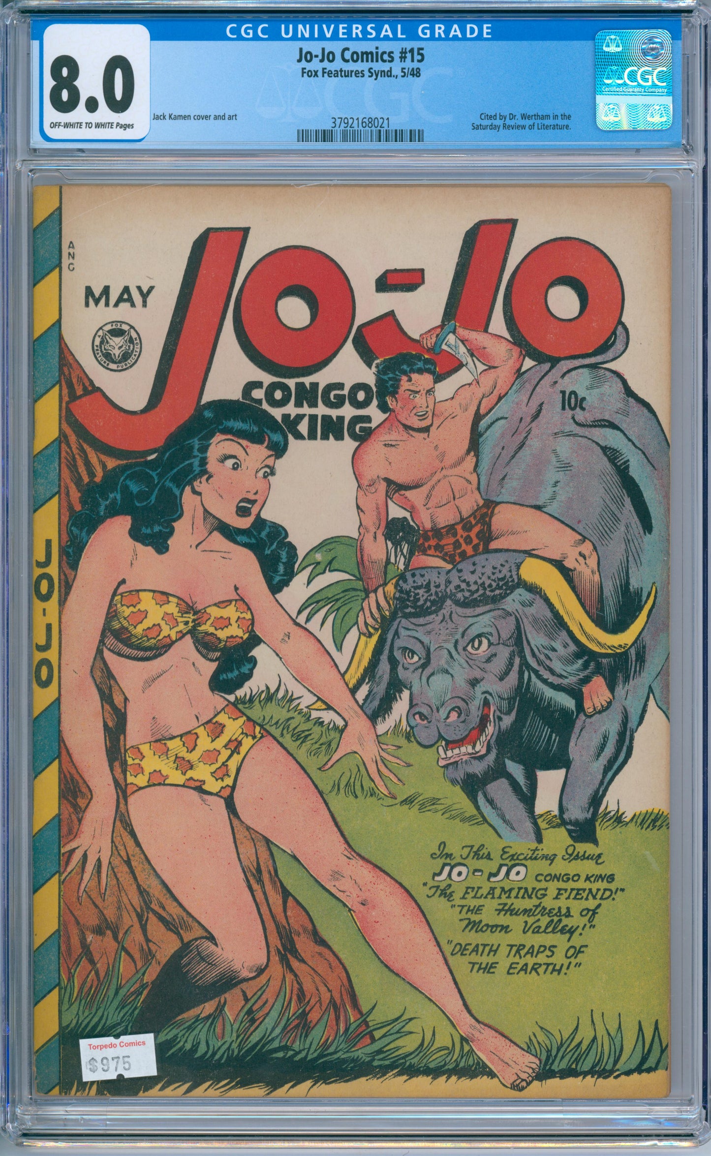 Jo-Jo Comics #15 (1948) CGC 8.0