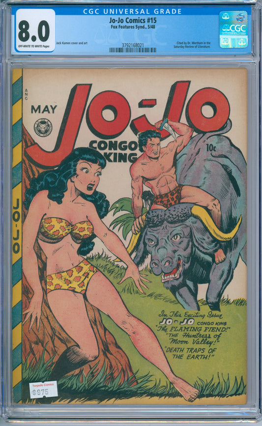 Jo-Jo Comics #15 (1948) CGC 8.0
