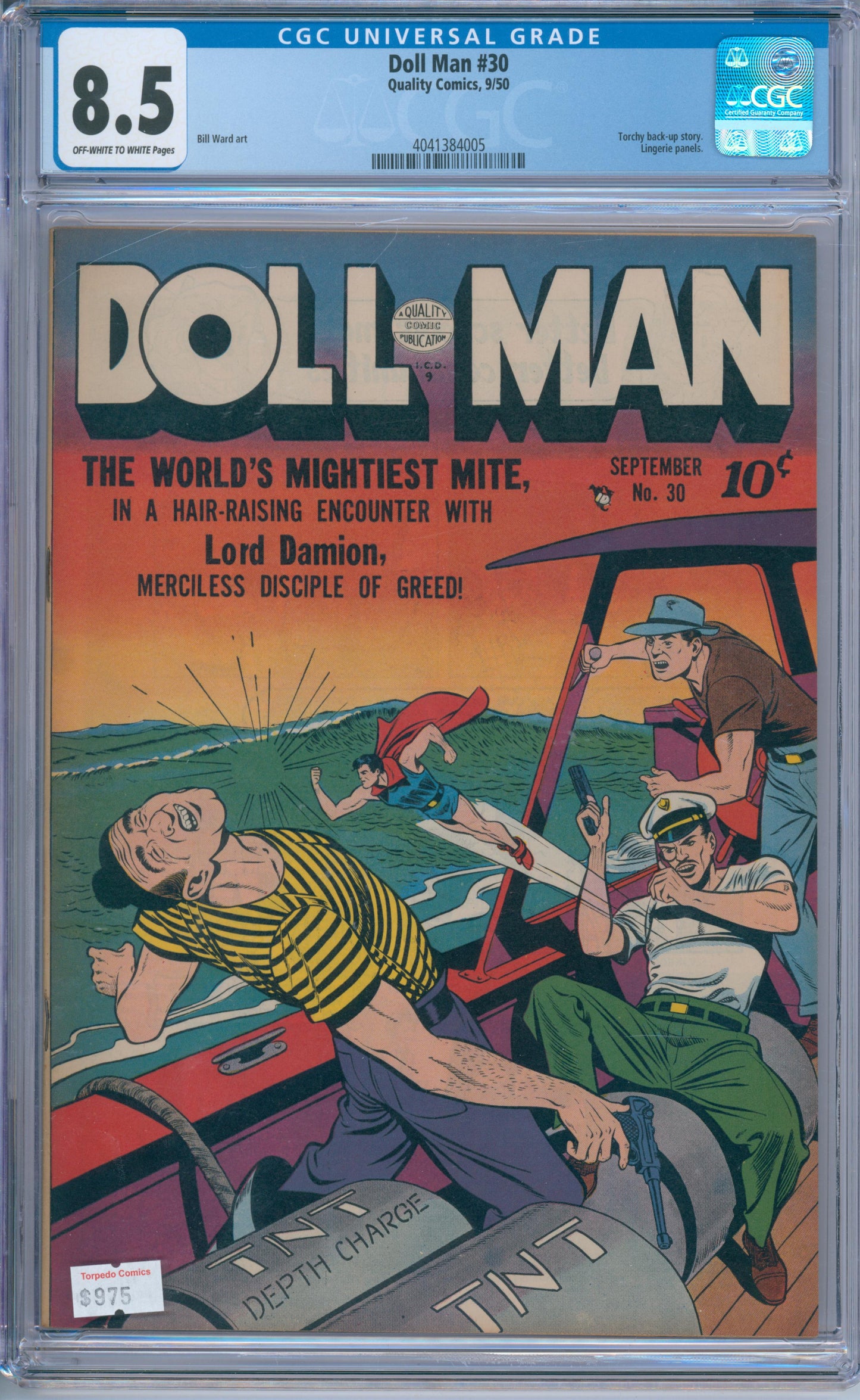 Doll Man #30 (1950) CGC 8.5