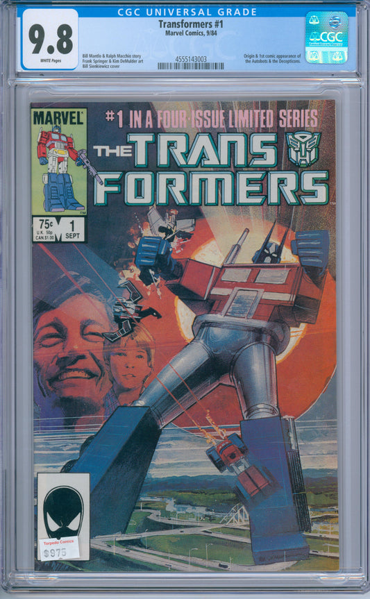 Transformers #1 (1984) CGC 9.8
