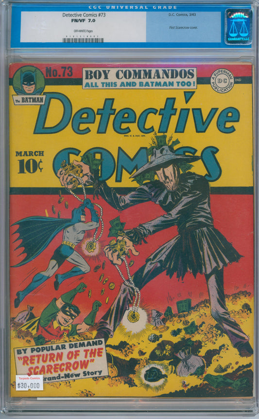 Detective Comics #73 (1943) CGC 7.0