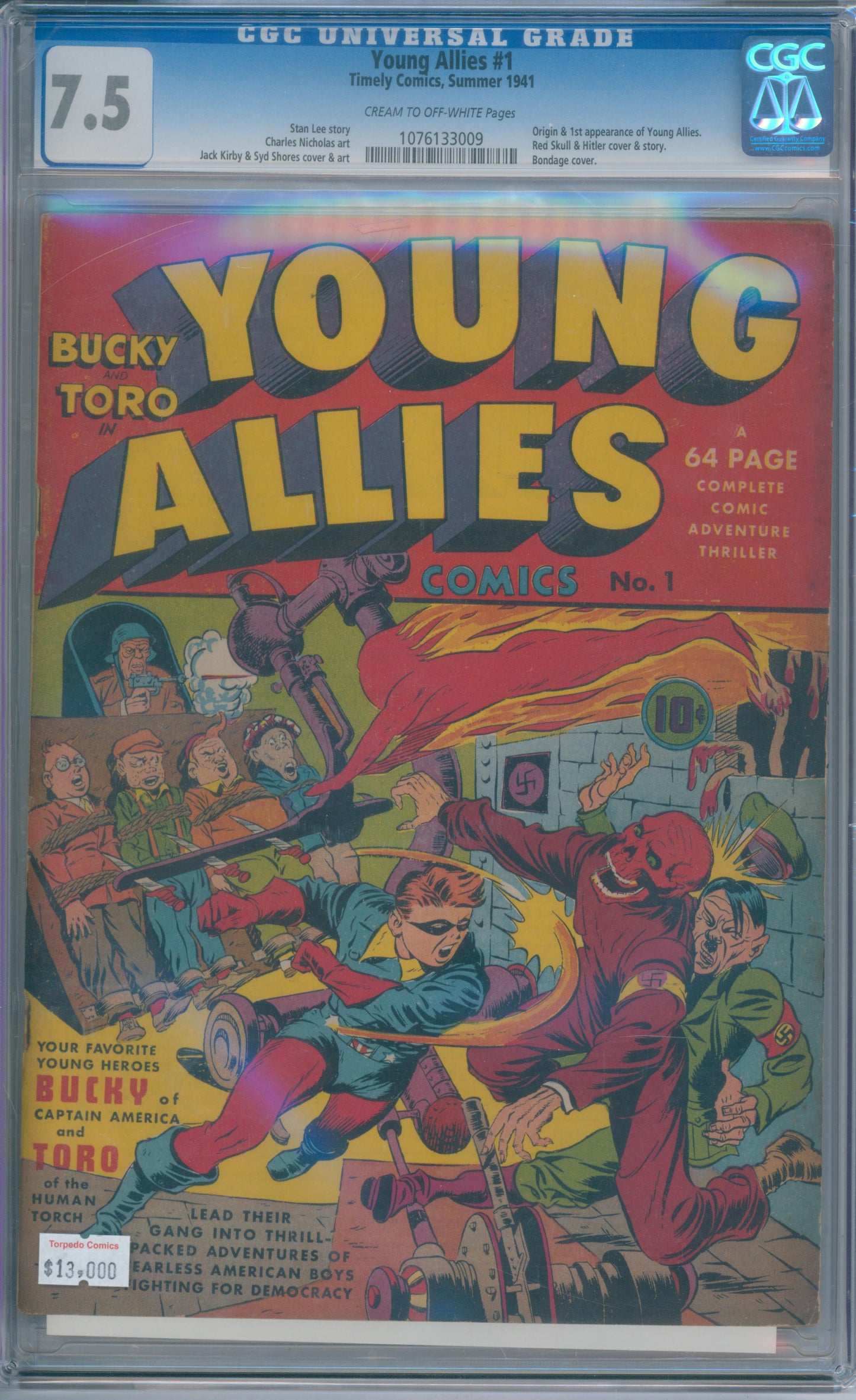 Young Allies #1 (1941) CGC 7.5