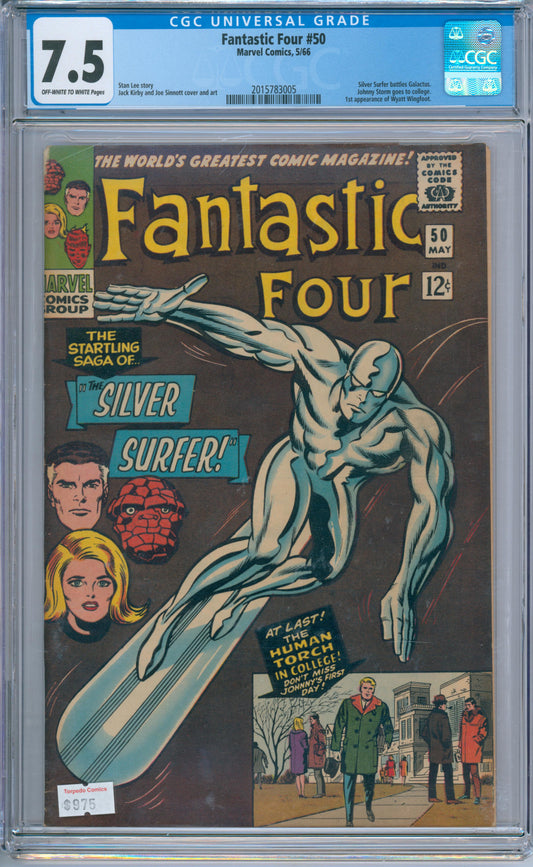 Fantastic Four #50 (1966) CGC 7.5