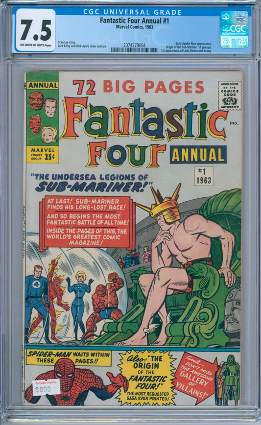 Fantastic Four Annual #1 (1963) CGC 7.5