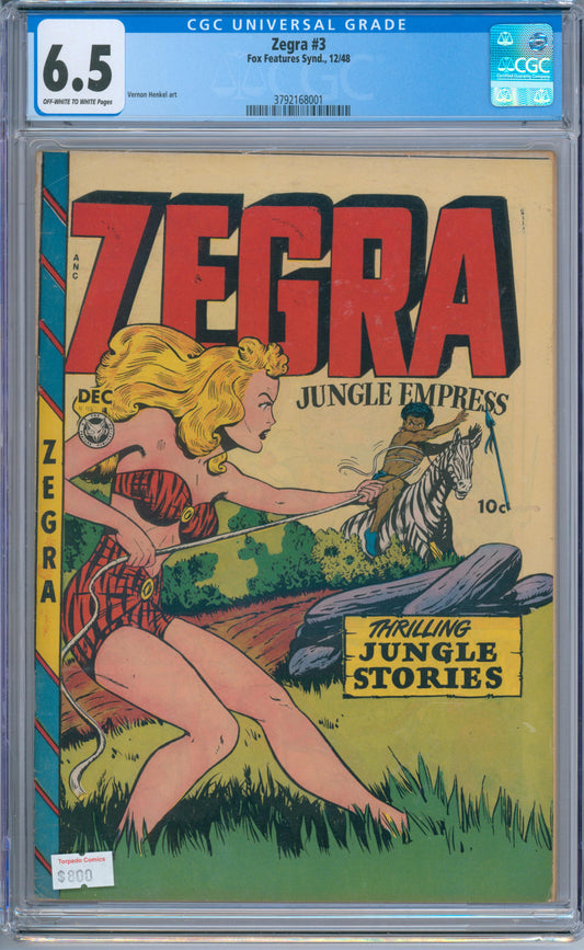 Zegra #3 (1948) CGC 6.5