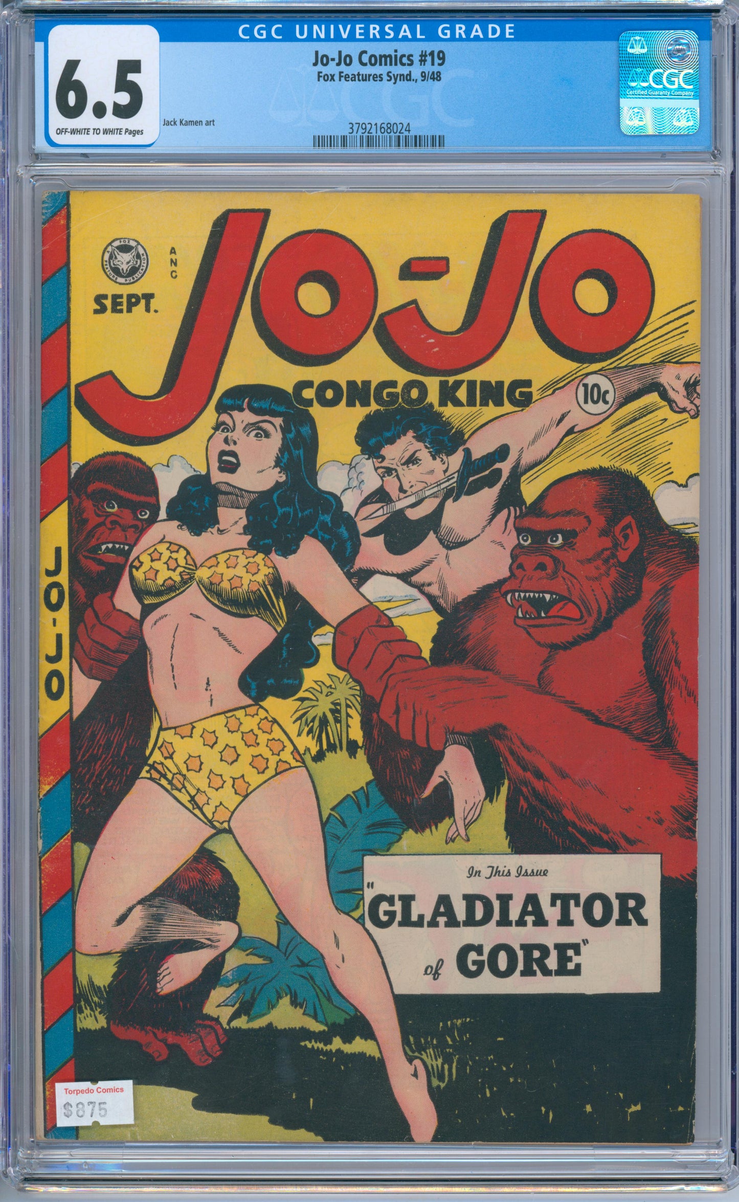 Jo-Jo Comics #19 (1948) CGC 6.5