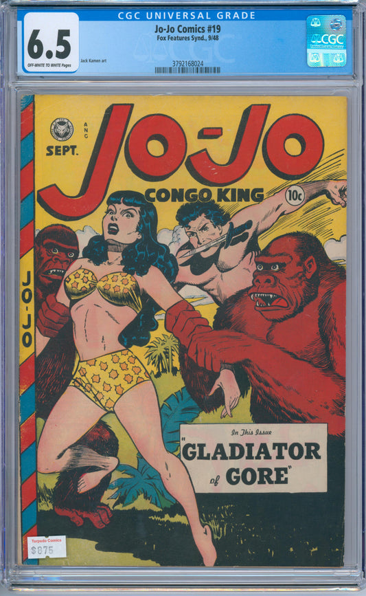 Jo-Jo Comics #19 (1948) CGC 6.5
