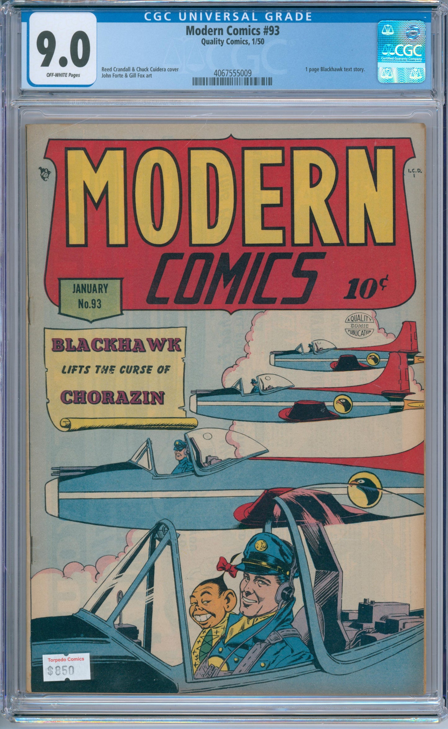 Modern Comics #93 (1950) CGC 9.0