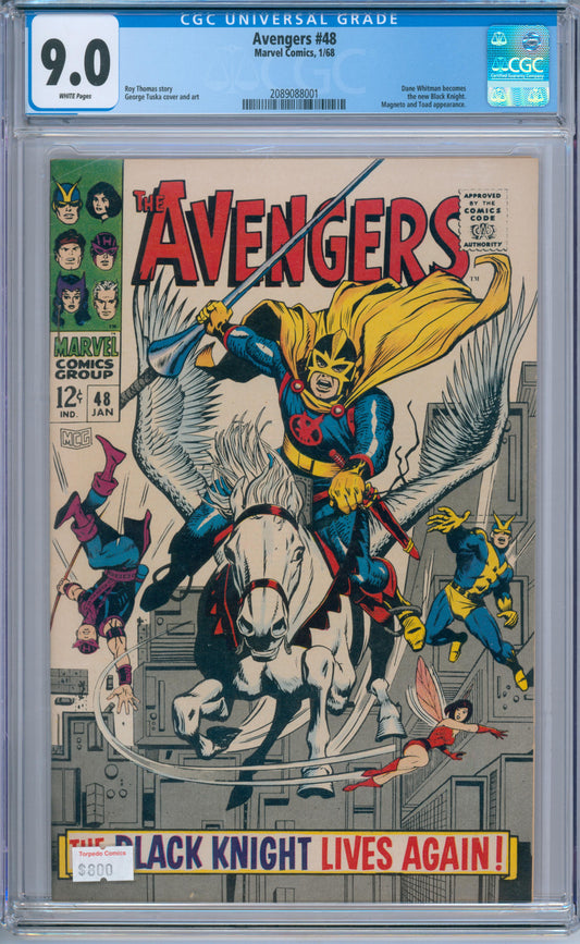 Avengers #48 (1968) CGC 9.0