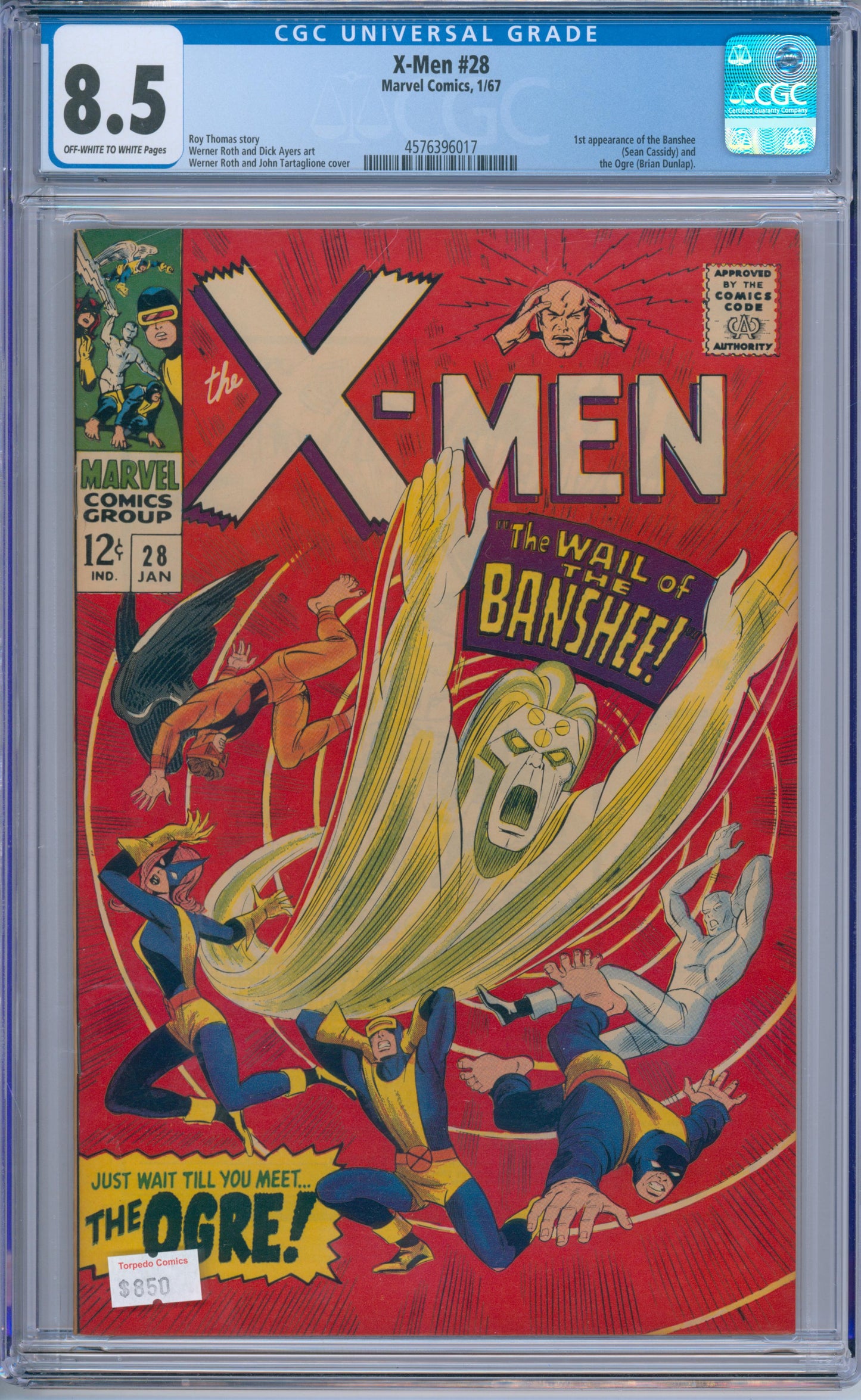 X-Men #28 (1967) CGC 8.5