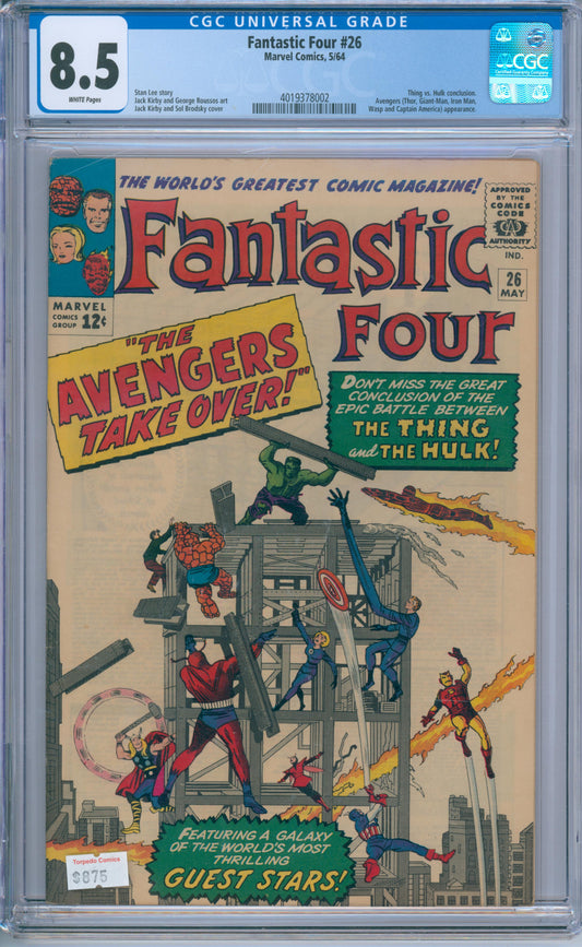 Fantastic Four #26 (1964) CGC 8.5