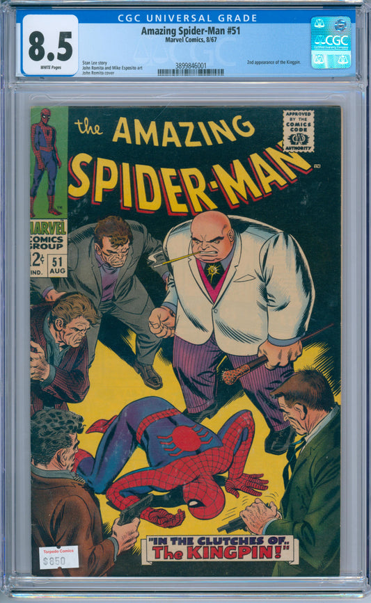 Amazing Spider-Man #51 (1967) CGC 8.5