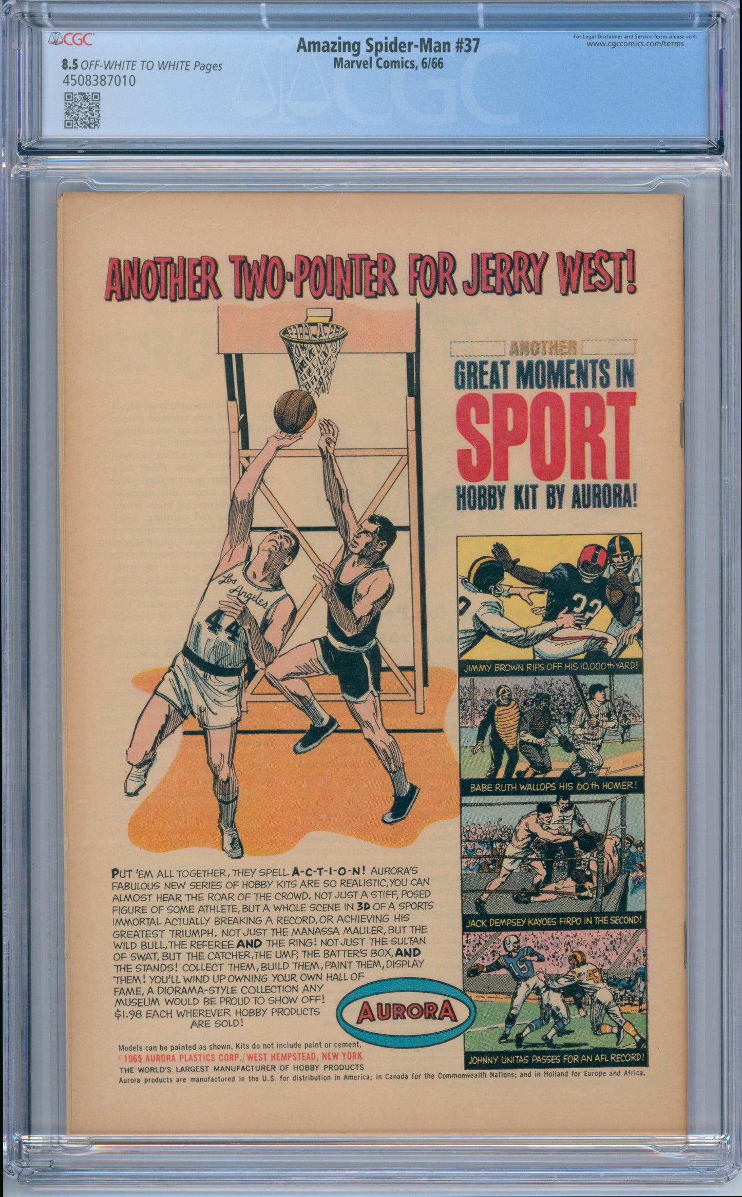 Amazing Spider-Man #37 (1966) CGC 8.5