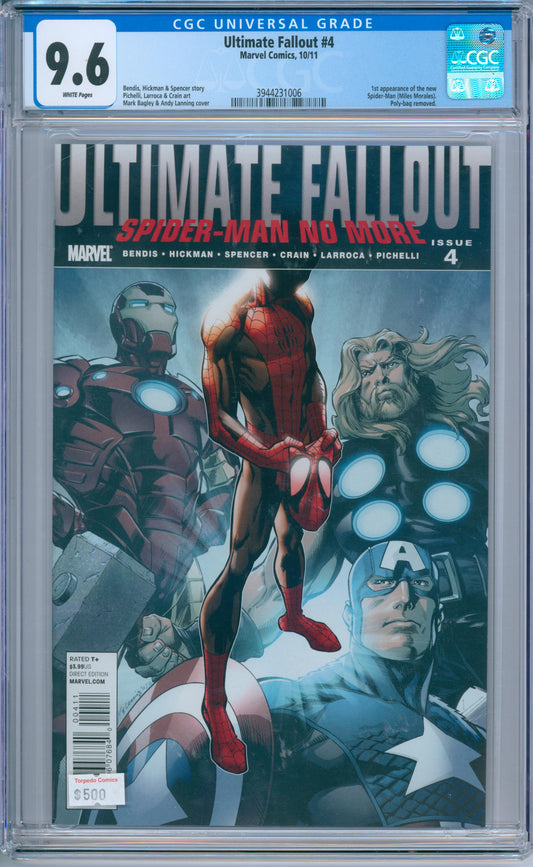 Ultimate Fallout #4 (2011) CGC 9.6