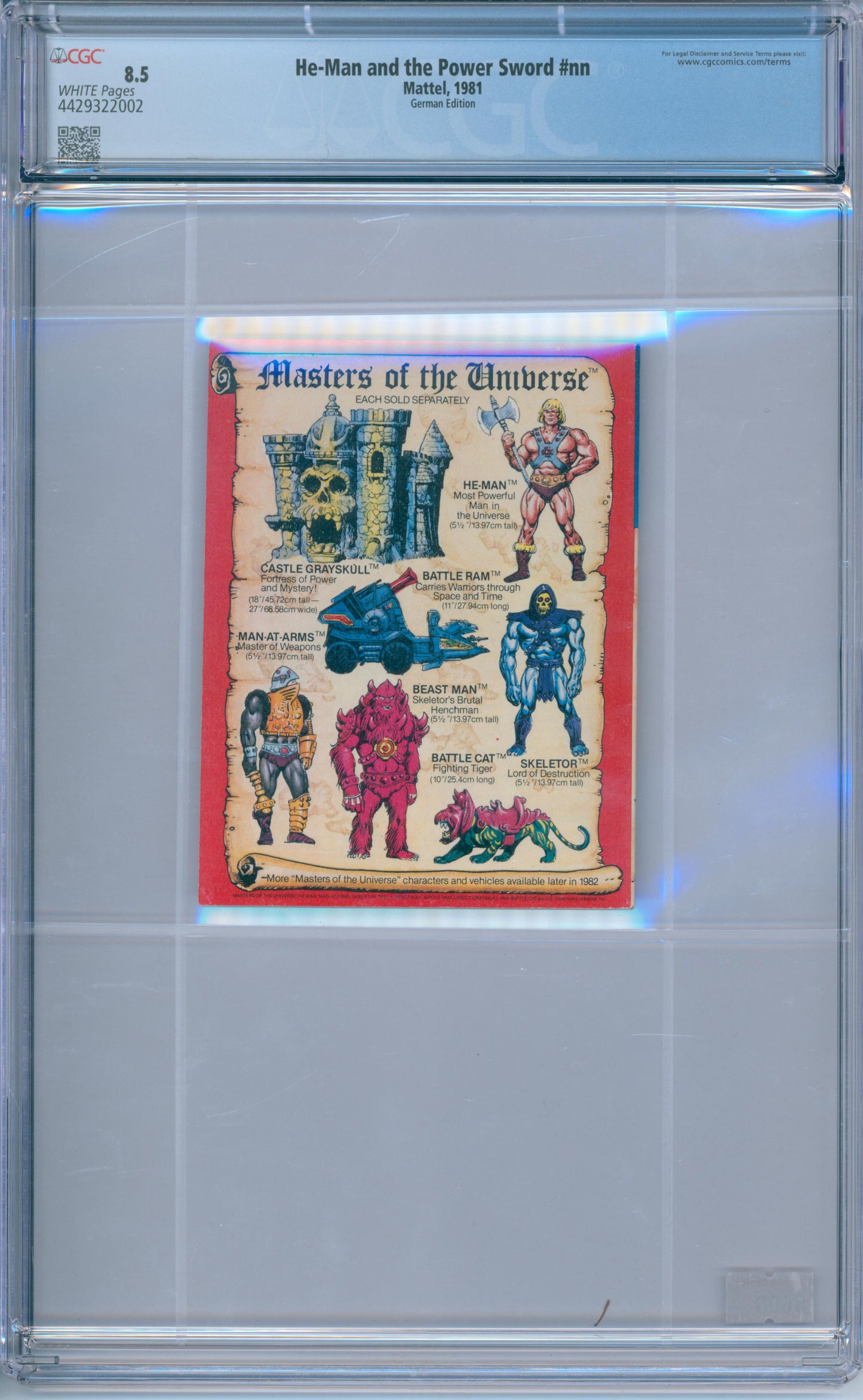 He-Man and the Power Sword #nn (1981) CGC 8.5