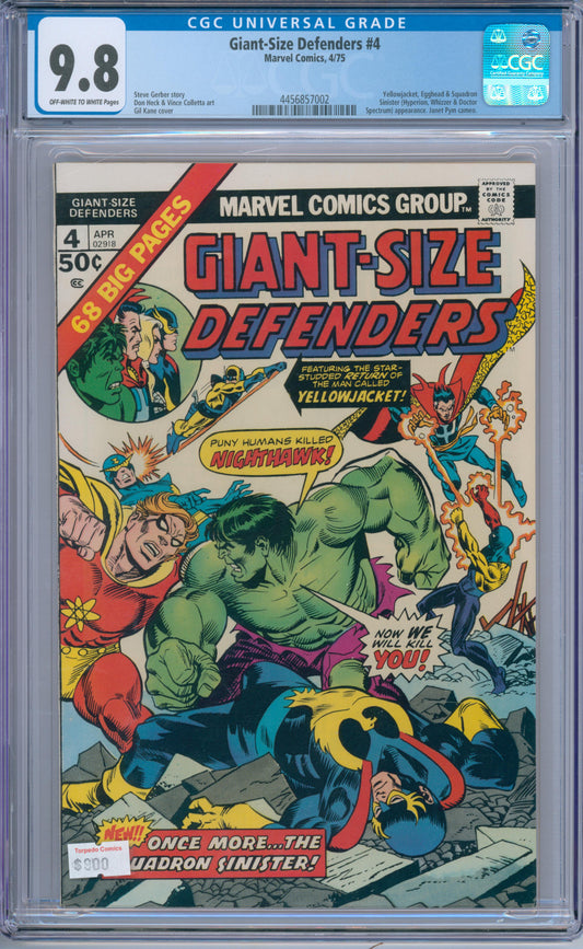 Giant-Size Defenders #4 (1975) CGC 9.8