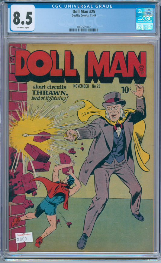 Doll Man #25 (1949) CGC 8.5