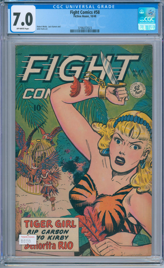 Fight Comics #58 (1948) CGC 7.0