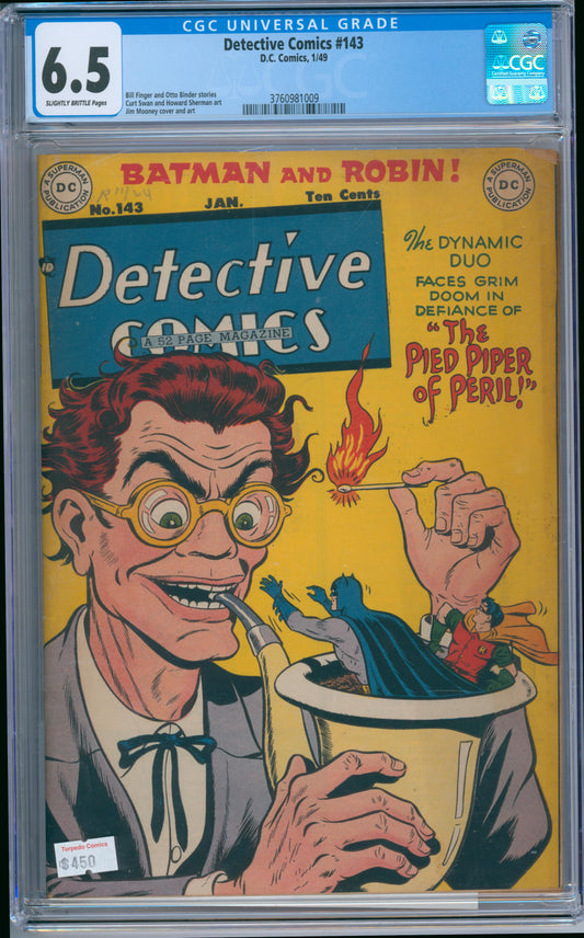 Detective Comics #143 (1949) CGC 6.5