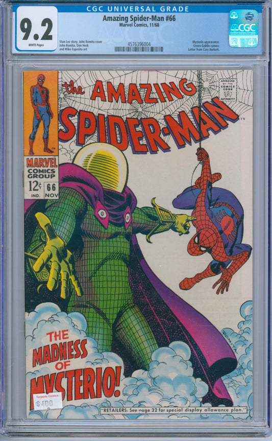 Amazing Spider-Man #66 (1968) CGC 9.2