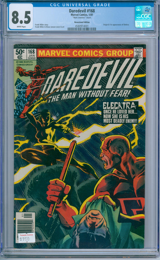 Daredevil #168 (1981) CGC 8.5