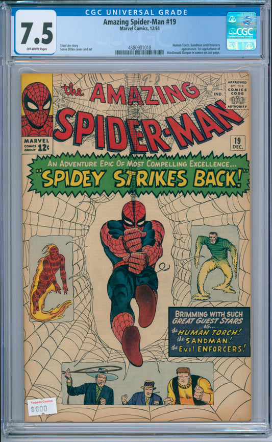 Amazing Spider-Man #19 (1964) CGC 7.5