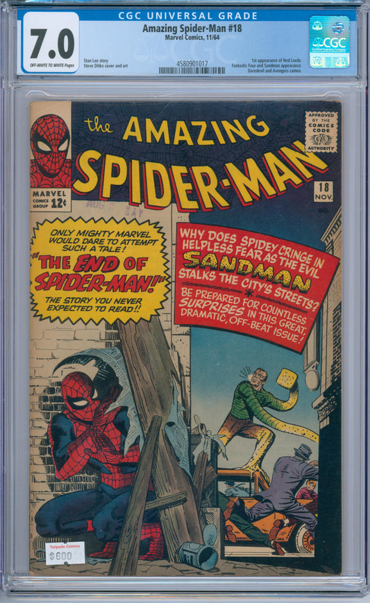 Amazing Spider-Man #18 (1964) CGC 7.0