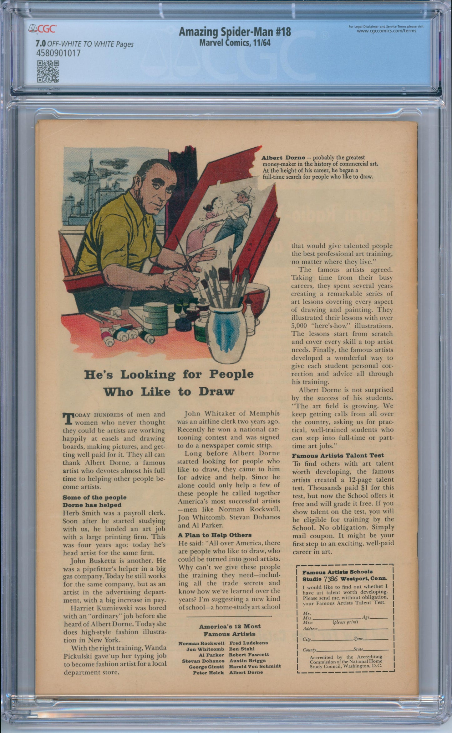Amazing Spider-Man #18 (1964) CGC 7.0