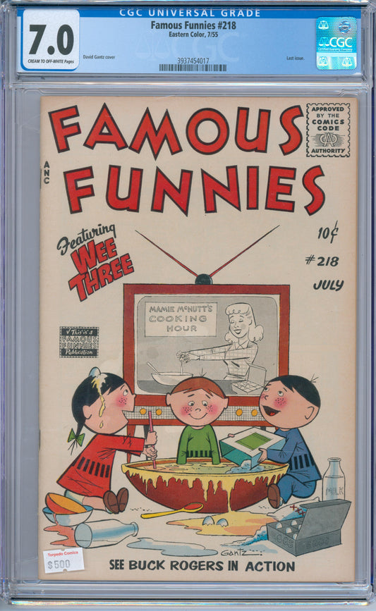 Famous Funnies #218 (1955) CGC 7.0