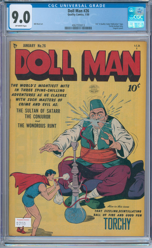 Doll Man #26 (1950) CGC 9.0